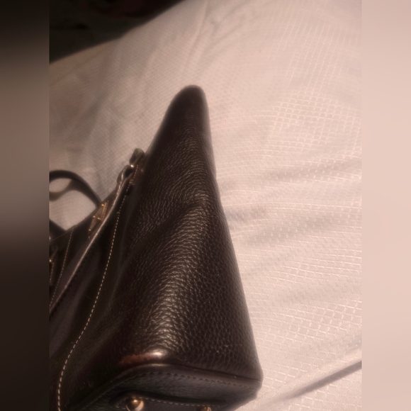 Dooney & Bourke Lexington Small Tote  Purse Brown Pebbled Leather - Picture 4 of 12